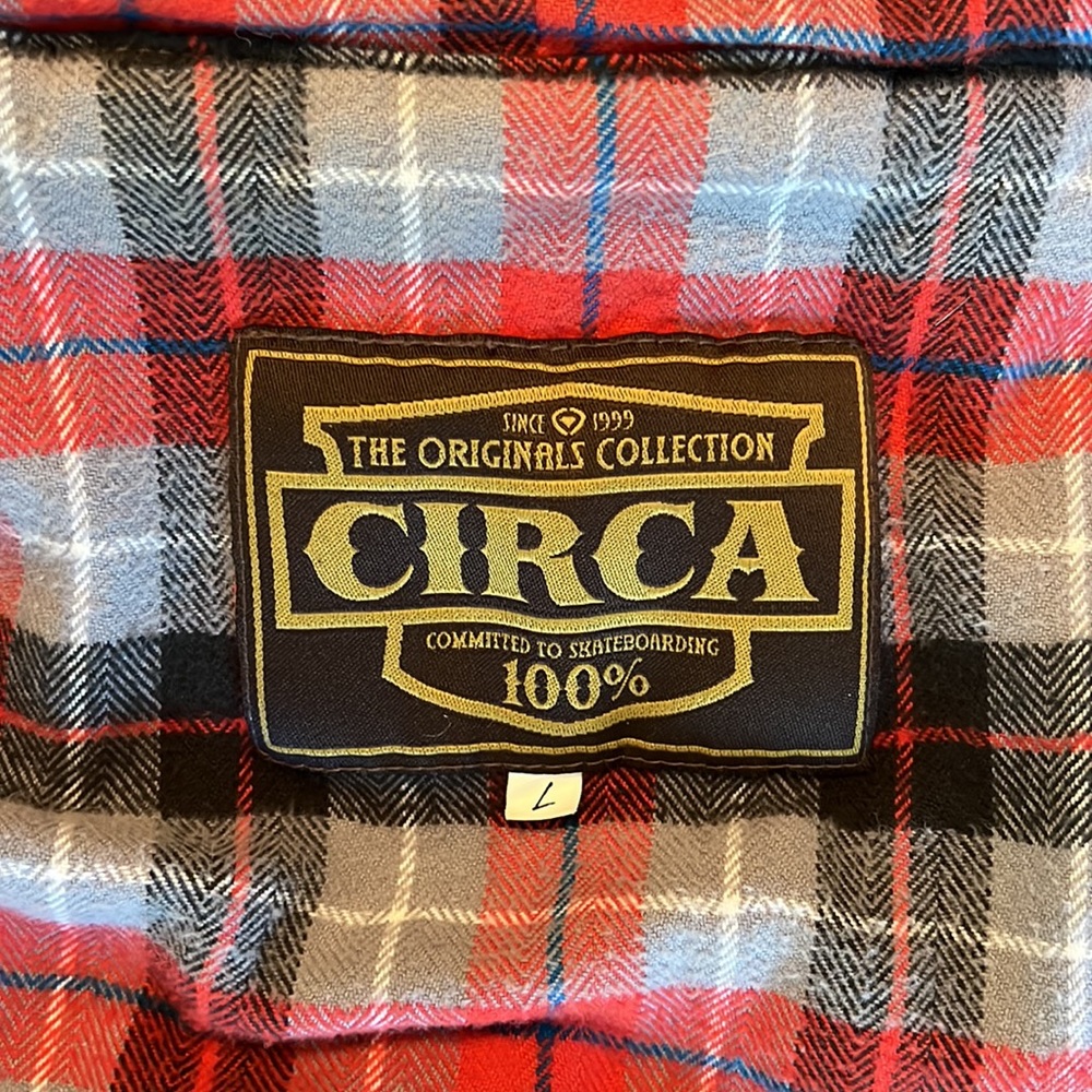 Circa Skateboarding Reversible Jacket. Size L. - image 3